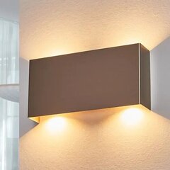 Manon LED seinavalgusti, satiinnikkel, 22 cm hind ja info | Seinavalgustid | kaup24.ee