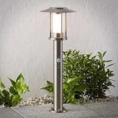 Gregory LED kolonnlamp, roostevaba teras, anduriga цена и информация | Уличное освещение | kaup24.ee