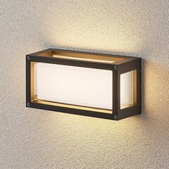 Harpa LED välisseinavalgusti 25 x 12,5 cm, ilma soonteta hind ja info | Aia- ja õuevalgustid | kaup24.ee