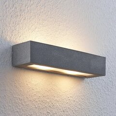 Lindby Nellie LED betoonseinalamp, laius 36 cm hind ja info | Seinavalgustid | kaup24.ee