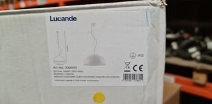 Lucande Maleo ripplamp 53cm valge hind ja info | Rippvalgustid | kaup24.ee