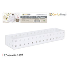 Коробка Confortime, белая цена и информация | Ящики для вещей | kaup24.ee