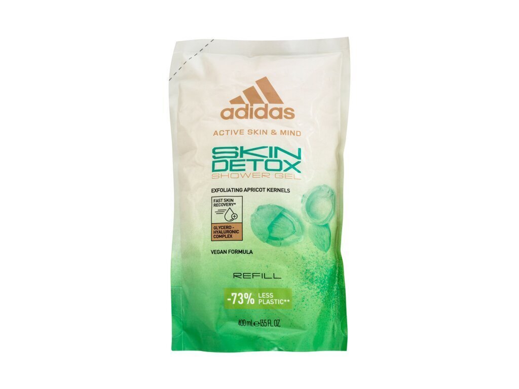 Dušigeeli täidis Adidas Skin Detox, 400 ml цена и информация | Dušigeelid, õlid | kaup24.ee