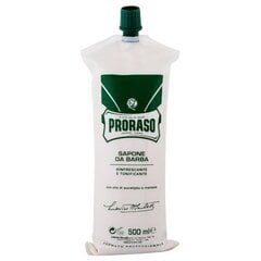 Proraso Green Shaving Cream - Shaving cream 10ml цена и информация | Косметика и средства для бритья | kaup24.ee