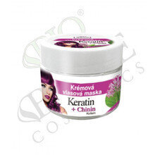 Kreem Juuksemask Keratiin + Kiniin 260 ml hind ja info | Maskid, õlid, seerumid | kaup24.ee