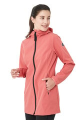 Icepeak naiste pikk softshell jope ALBANY, korallroosa цена и информация | Женские куртки | kaup24.ee