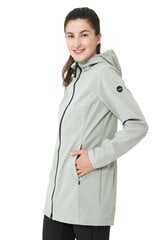 Icepeak naiste pikk softshell jope ALBANY, hallikasroheline цена и информация | Женские куртки | kaup24.ee