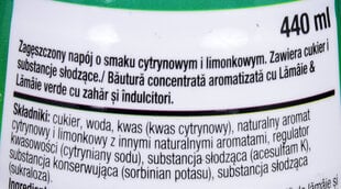 Sidruni- ja laimimaitseline SodaStream siirup, 440 ml цена и информация | Прохладительные напитки | kaup24.ee