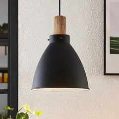 Lindby Trebale ripplamp, must, ühekordne valgusallikas цена и информация | Люстры | kaup24.ee