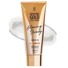 Isepruunistav kreem Dripping Gold Glowing Steady Gradual Tan - Light, 200 ml hind ja info | Isepruunistavad kreemid | kaup24.ee