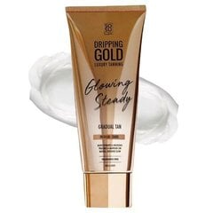 Крем для автозагара Dripping Gold Glowing Steady Gradual Tan Medium/Dark, 200 мл цена и информация | Крем для автозагара | kaup24.ee