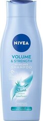 Volüümi andev juuksešampoon Nivea Volume & Strength, 400 ml kaina ir informacija | Šampoonid | kaup24.ee