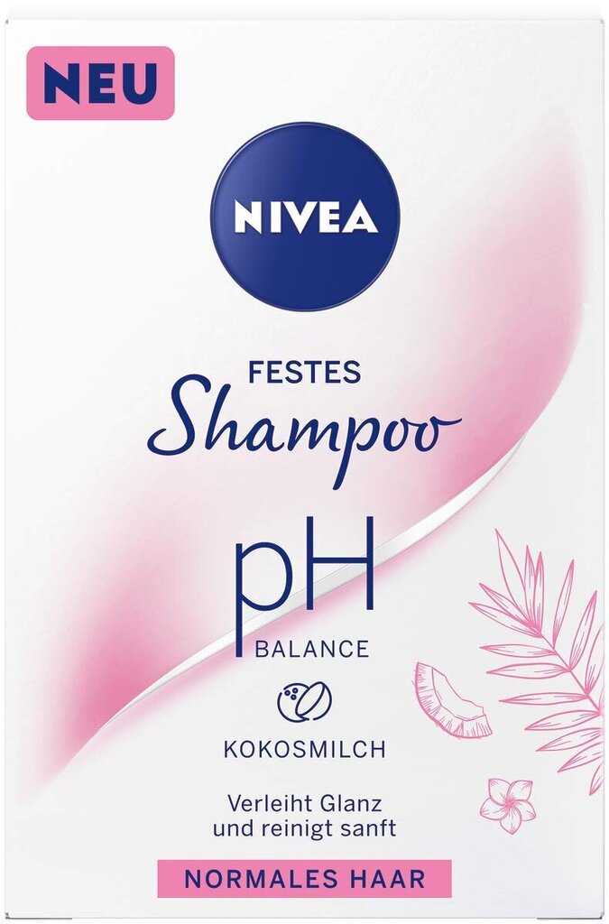 Tahke šampoon normaalsetele juustele Nivea PH Balance, 75 g hind ja info | Šampoonid | kaup24.ee