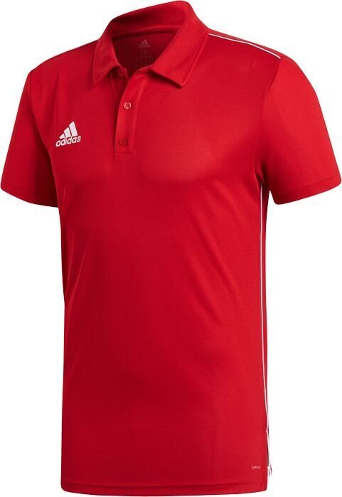 T-särk Adidas Core 18, punane hind ja info | Jalgpalli varustus ja riided | kaup24.ee
