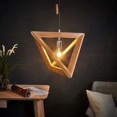 Подвесной светильник из дерева Тригонон цена и информация | Люстры | kaup24.ee