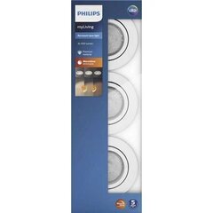 Philips 5020331P0, komplektis 3 hind ja info | Süvistatavad ja LED valgustid | kaup24.ee