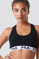 Спортивный бюстгальтер Fila Чёрный S (Пересмотрено B) цена и информация | Бюстгальтеры | kaup24.ee