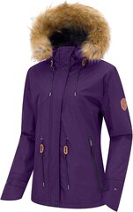 Женская тёплая куртка Wantdo, фиолетовая, размер S цена и информация | Женские куртки | kaup24.ee