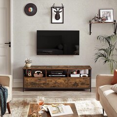 TV kapp LTV301B01 147 x 40 x 50 cm, pruun/must цена и информация | Тумбы под телевизор | kaup24.ee
