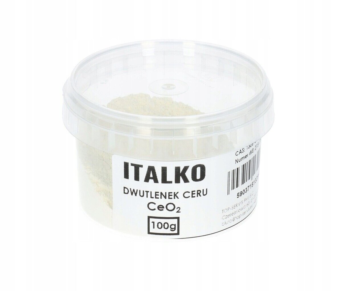 ITALKO CeO2 klaasi poleerimispulber 100g hind ja info | Autokeemia | kaup24.ee