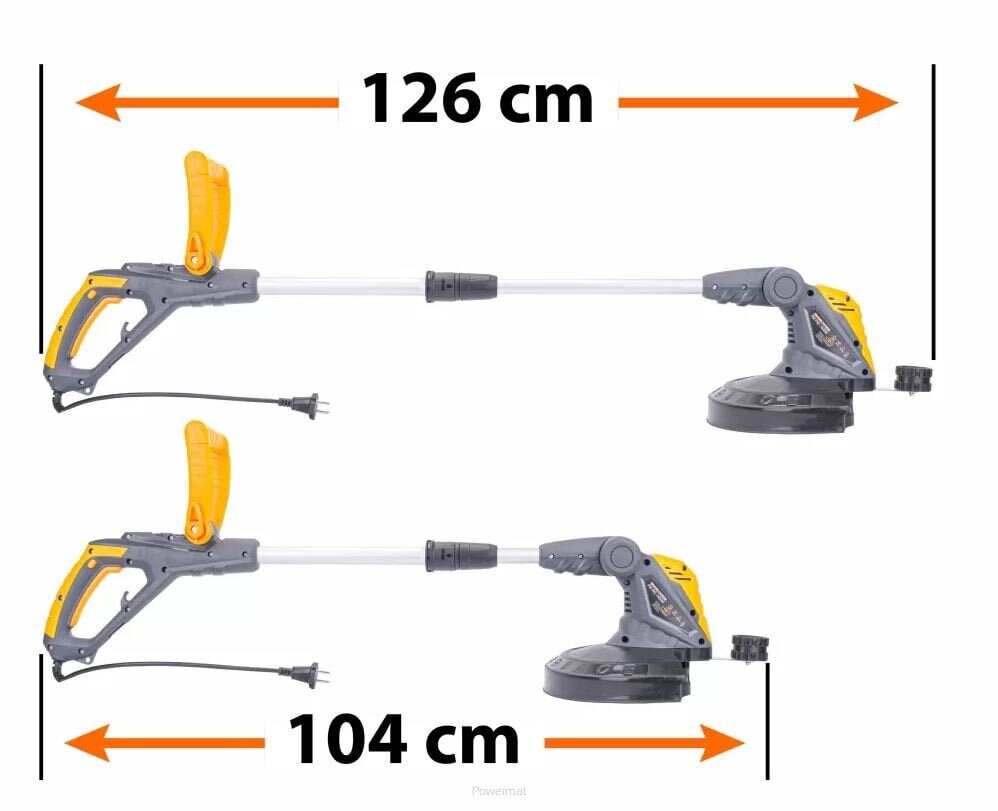 Elektriline muruniiduk - trimmer 1400W Powermat цена и информация | Murutrimmerid | kaup24.ee