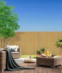 Rõdu/terrassi päikesekaitse - vari Plast PVC, 1x4m bambuse värv цена и информация | Зонты, маркизы, стойки | kaup24.ee