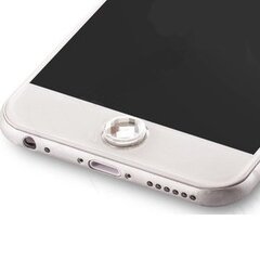 Mocco Universal Home Button Стикер Украшение Apple iPhone / iPad Серебряный цена и информация | Запчасти для телефонов и инструменты для их ремонта | kaup24.ee