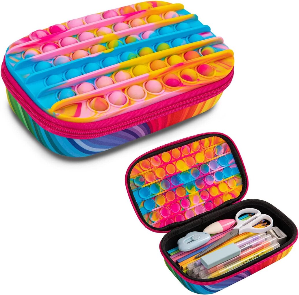 Pinal ZIPIT ZIP & POP Storage Box, vikerkaar hind ja info | Pinalid | kaup24.ee