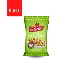 Küpsetatud pistaatsiapähklid ESTRELLA, soolaga, 275 g x 8 tk hind ja info | Suupisted, krõpsud | kaup24.ee