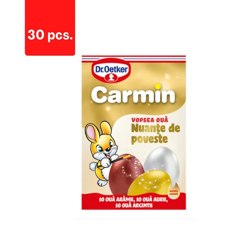 Munavärv DR.OETKER Carmin, 3 värvi, pärlmutter, 15 g (15 ml), tk x 30 tk цена и информация | Lisandid toiduvalmistamiseks | kaup24.ee