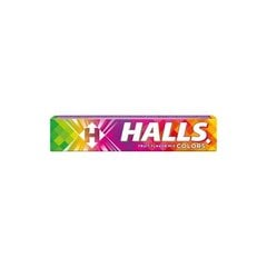 Kommid HALLS värvid, puuviljamaitseline, 33,5 g x 20 tk hind ja info | Maiustused | kaup24.ee