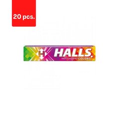 Леденцы HALLS Colors, фруктовый вкус, 33,5 г x 20 шт. цена и информация | Сладости | kaup24.ee