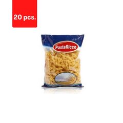 Pasta PASTA RICCO, lipsud, kõva nisu, 400 g x 20 tk hind ja info | Makaronid | kaup24.ee