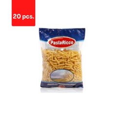 Pasta PASTA RICCO, spiraalid, kõva nisu, 400 g x 20 tk hind ja info | Makaronid | kaup24.ee
