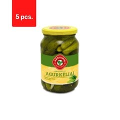 Marineeritud kornišonid KÄDAINIU, 480 g / 250 g x 5 tk. hind ja info | Hoidised, keedised, konservid | kaup24.ee