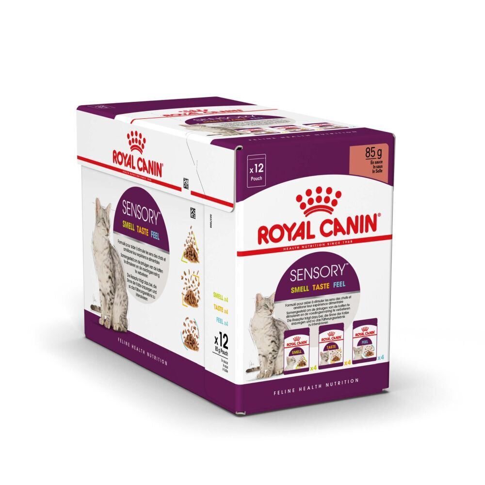 Konserv kassidele Royal Canin Sensory Smell Taste Feel Pack Gravy, 3x4x85 g hind ja info | Konservid kassidele | kaup24.ee