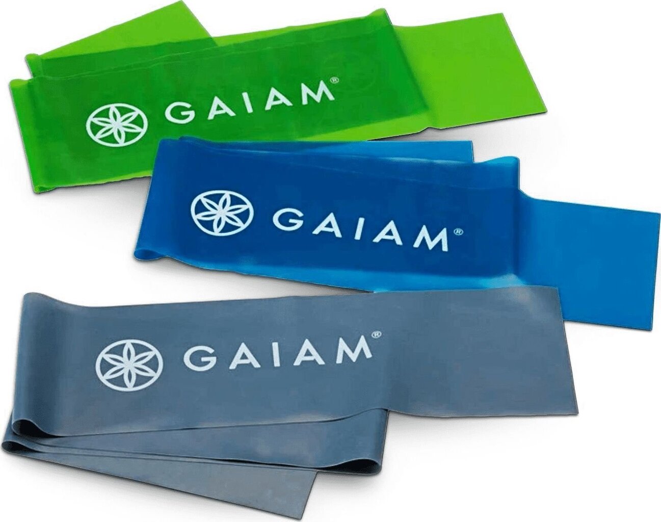 Gaiam Flex 59180 komplekt 3 tk. hind ja info | Treeningkummid | kaup24.ee