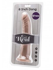 Vibreeriv dildo ToyJoy Get Real, 21 cm, keha värvi hind ja info | Vibraatorid | kaup24.ee