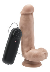 Vibreeriv dildo ToyJoy Get Real, 16 cm, keha värvi hind ja info | Vibraatorid | kaup24.ee