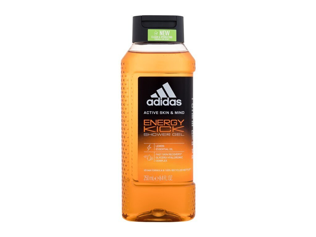 Dušigeel meestele Adidas Energy Kick, 250 ml цена и информация | Dušigeelid, õlid | kaup24.ee