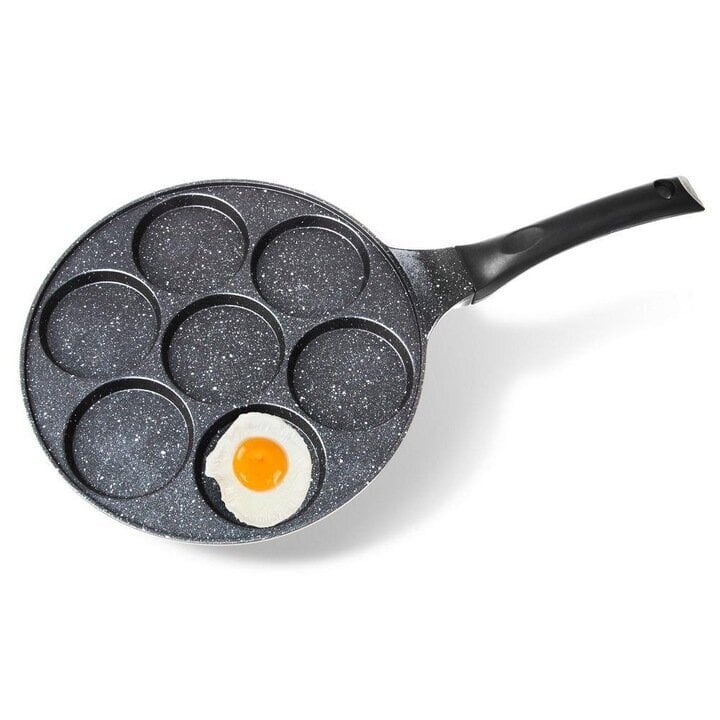 Pann munadele ja pannkookidele 27 cm graniit hind ja info | Pannid | kaup24.ee