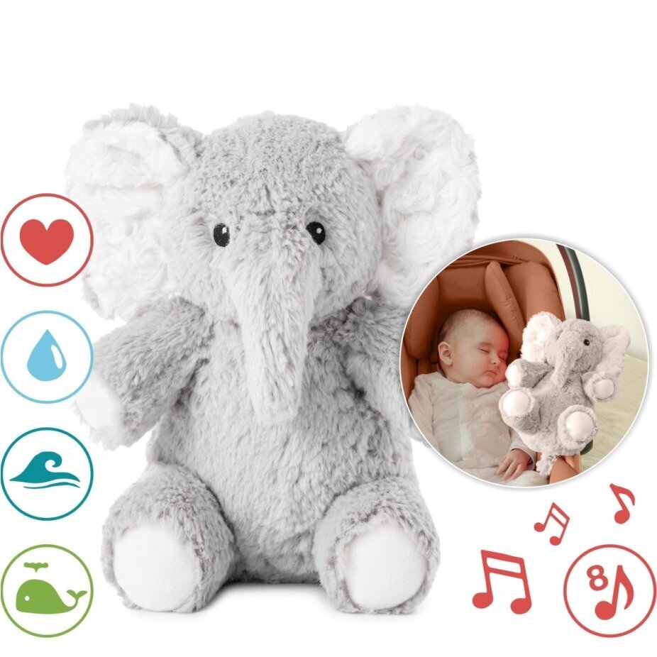 Muusikaline pehme elevant suur Elliot Elephant On The Go, Cloud B 320041 цена и информация | Imikute mänguasjad | kaup24.ee