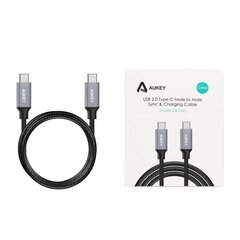 Aukey USB-C/USB-C CB-CD5 hind ja info | Mobiiltelefonide kaablid | kaup24.ee