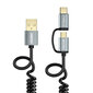 Choetech XAC-0012-101BK USB-C / Micro USB hind ja info | Mobiiltelefonide kaablid | kaup24.ee