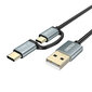 Choetech XAC-0012-101BK USB-C / Micro USB цена и информация | Mobiiltelefonide kaablid | kaup24.ee