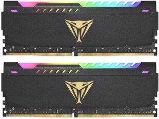 Оперативная память Patriot Viper Steel RGB, 32 ГБ (2x16 ГБ), DDR4, 3200 МГц (PVSR432G320C8K) цена и информация | Оперативная память (RAM) | kaup24.ee