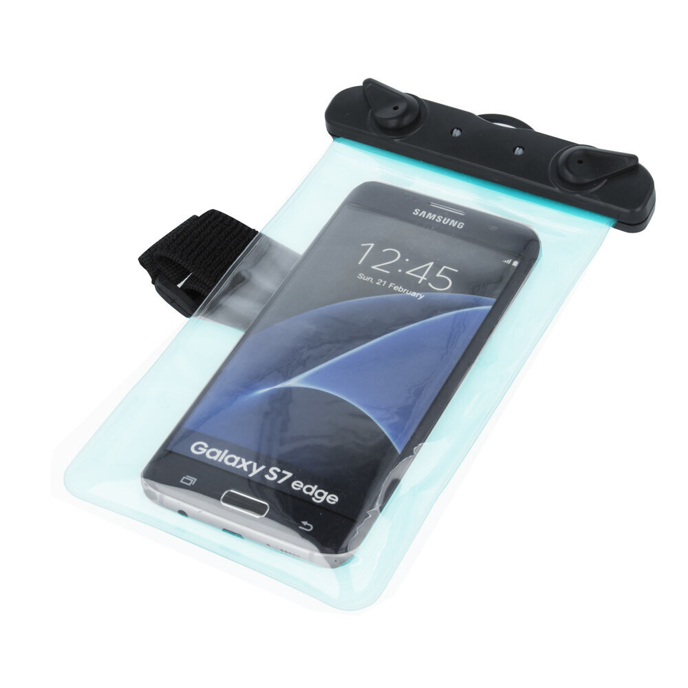 Veekindel telefoni ümbris Waterproof case with armband 5,5 quot; sinine hind ja info | Telefoni kaaned, ümbrised | kaup24.ee