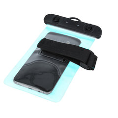 Veekindel telefoni ümbris Waterproof case with armband 5,5 quot; sinine цена и информация | Чехлы для телефонов | kaup24.ee