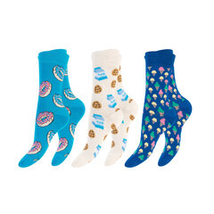 Цветные носки унисекс Footstar Funny Socks 79045, 3 пары цена и информация | Meeste sokid | kaup24.ee