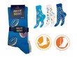 Unisex värvilised sokid Footstar Funny Socks 79045, 3 paari цена и информация | Meeste sokid | kaup24.ee
